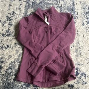 LuluLemon size 4 plum purple define jacket